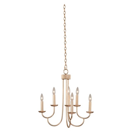 KALCO Kiera (3 + 3) Light 2 Tier Chandelier 511771MG